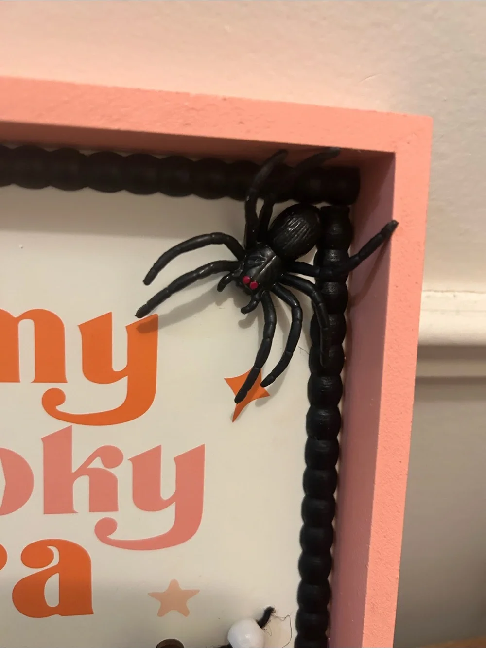 In My Spooky Era Pink Halloween Shadow Box - Decorative Home Party Sign